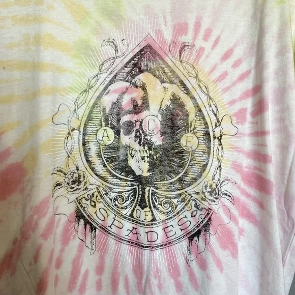 LUCKY BRAND womans graphic T-short sleeve tie dye size small NWT - Picture 4 of 11